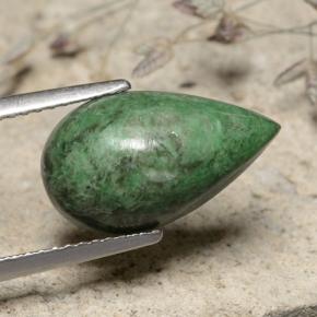 4.77克拉天然莫坐坐，梨形，不透明