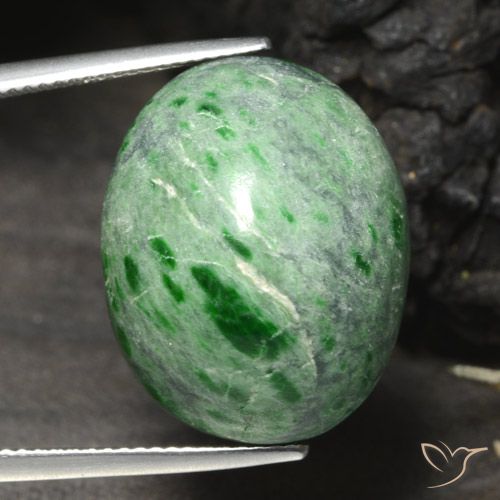 29.35ct 天然 中绿色 莫坐坐, 椭圆形, 不透明