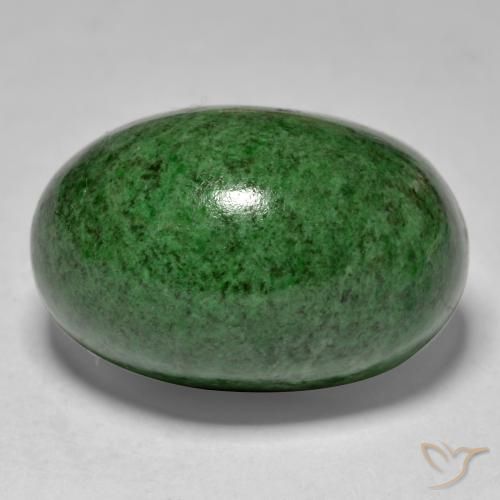 33.52ct 天然 松绿 莫坐坐, 椭圆形, 不透明