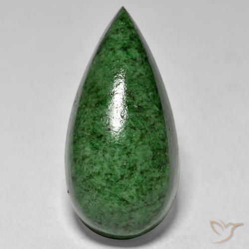 17.48ct 天然 松绿 莫坐坐, 梨形, 不透明