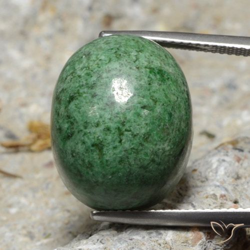 29.05ct 天然 淡松绿色 莫坐坐, 椭圆形, 不透明