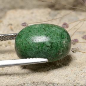 11.47克拉天然莫坐坐，椭圆形切割，不透明