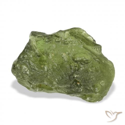 11.68克拉天然捷克隕石，花式切割，半透明