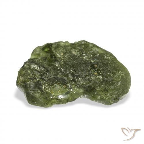 11.68克拉天然捷克隕石，花式切割，半透明