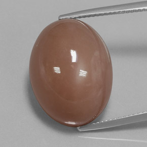 27.02克拉天然月长石，椭圆形切割，不透明