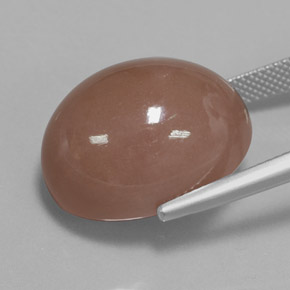 27.02克拉天然月长石，椭圆形切割，不透明