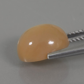 4.49克拉天然月长石，椭圆形切割，透明