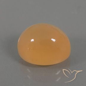 5.07克拉天然月长石，椭圆形，透明