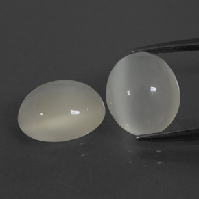 6.46克拉天然月长石，椭圆形切割，半透明