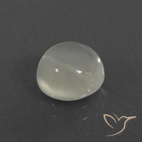 2.28克拉天然月长石，圆形的，半透明