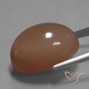 44.65克拉天然月长石，椭圆形切割，不透明