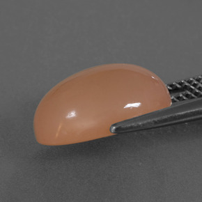 4.85克拉天然月长石，椭圆形切割，半透明