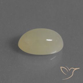 4.97克拉天然月长石，椭圆形，半透明