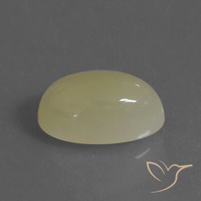 6.36克拉天然月长石，椭圆形，半透明
