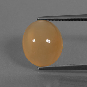 4.60克拉天然月长石，椭圆形切割，半透明