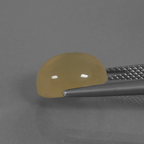 4.40克拉天然月光石，椭圆形切割，半透明