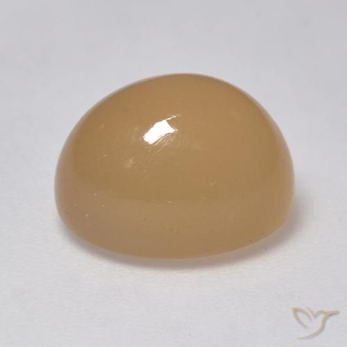 5.30克拉天然月长石，椭圆形，半透明