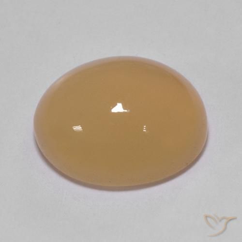 5.01克拉天然月长石，椭圆形，半透明