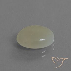 4.28克拉天然月长石，椭圆形，半透明