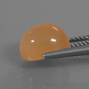 4.11克拉天然月长石，椭圆形切割，半透明