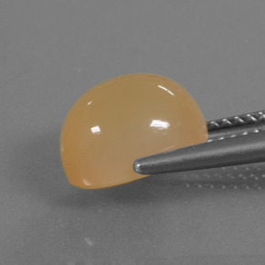 4.18克拉天然月长石，椭圆形切割，半透明