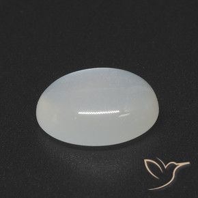 2.31克拉天然月长石，椭圆形，半透明