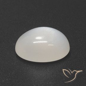 3.52克拉天然月长石，椭圆形，半透明