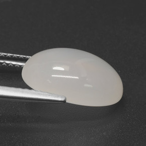 5.70克拉天然月长石，椭圆形切割，半透明