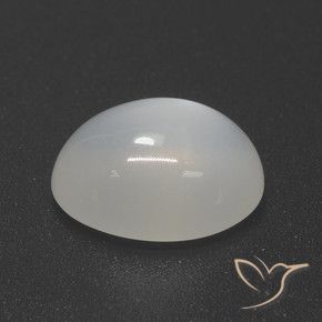 4.49克拉天然月长石，椭圆形，半透明