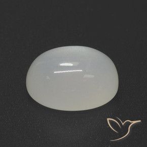 4.49克拉天然月长石，椭圆形，半透明