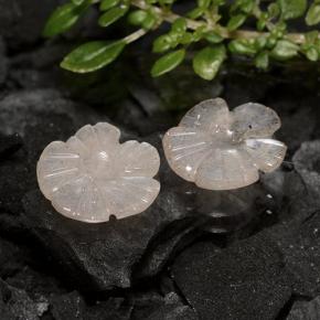 2.72天然棕色月光石，花形切工，10×9.9毫米，半透明