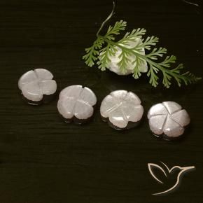 7.19克拉天然月长石，花形切割，半透明