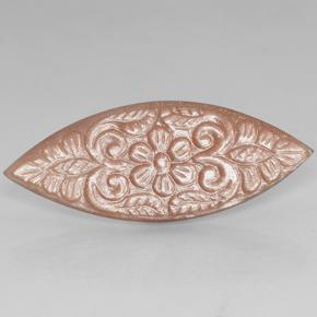 22.83克拉天然月长石，榄尖形，半透明