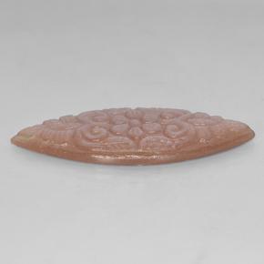 22.83克拉天然月长石，榄尖形，半透明