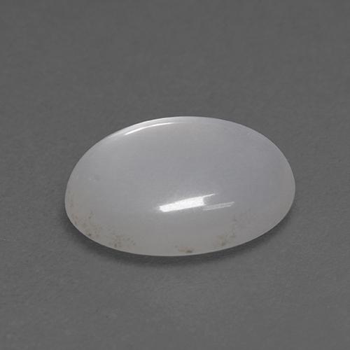2.70克拉天然白色月光石，椭圆形切割，11×8.9毫米，透明
