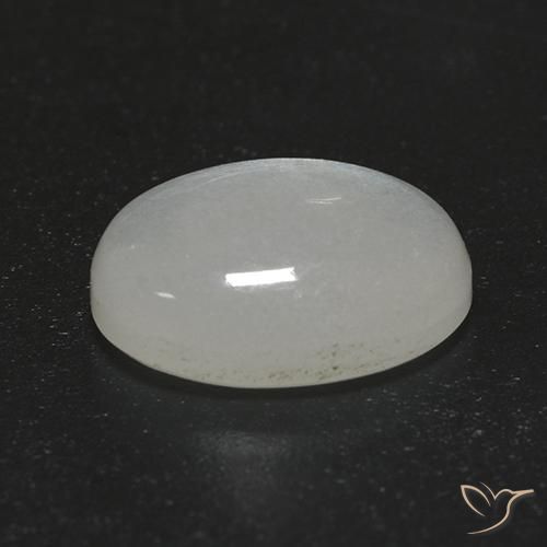 2.43克拉天然月长石，椭圆形，透明