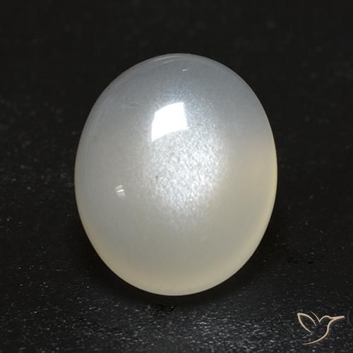 2.69ct 天然 乳白色 月长石, 椭圆形, 透明