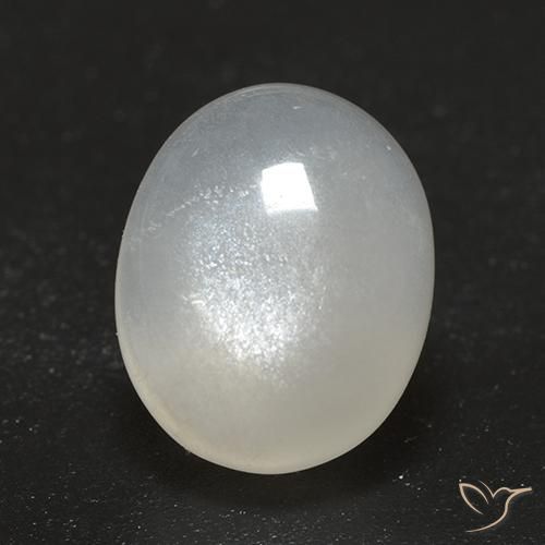 2.54ct 天然 乳白色 月长石, 椭圆形, 透明