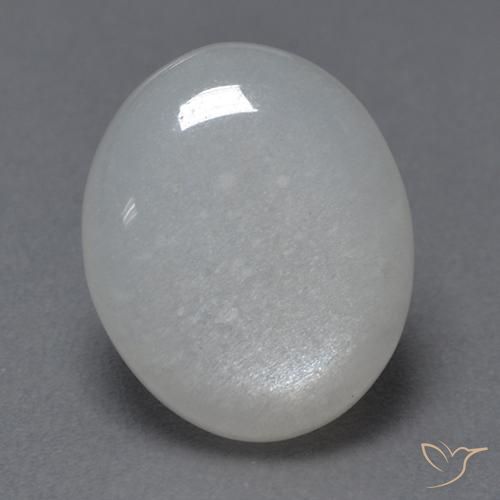 2.72ct 天然 白色 月长石, 椭圆形, 透明