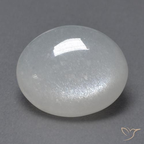 2.72克拉天然月长石，椭圆形，透明