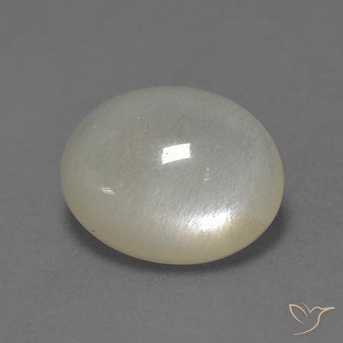 3.13克拉天然月长石，椭圆形，半透明