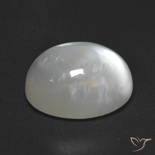 3.84克拉天然月长石，椭圆形，透明