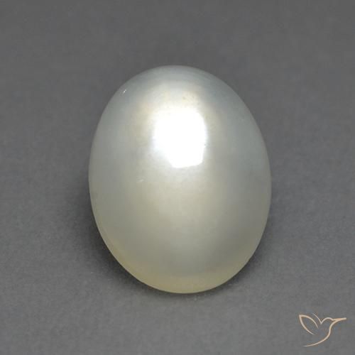 1.86克拉天然月长石，椭圆形，透明