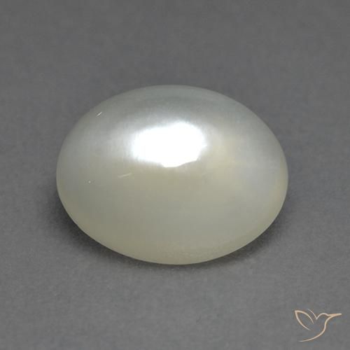1.86克拉天然月长石，椭圆形，透明