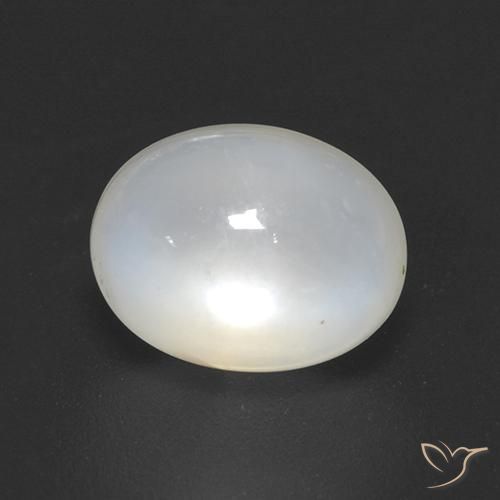 2.08ct 天然 乳白色 月长石, 椭圆形, 透明