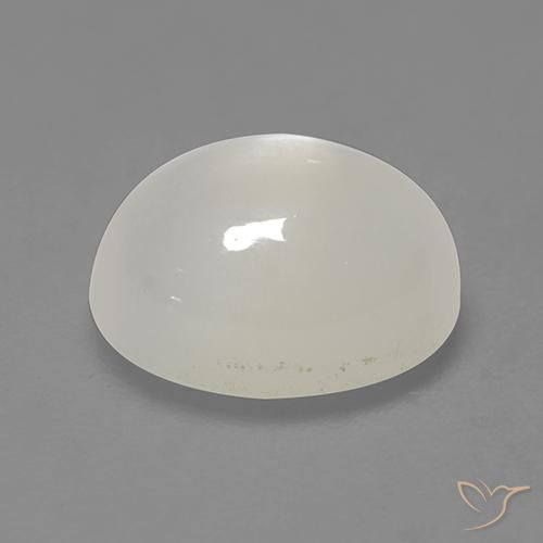 2.31克拉天然月长石，椭圆形，半透明
