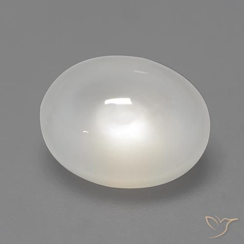 2.11克拉天然月长石，椭圆形，半透明