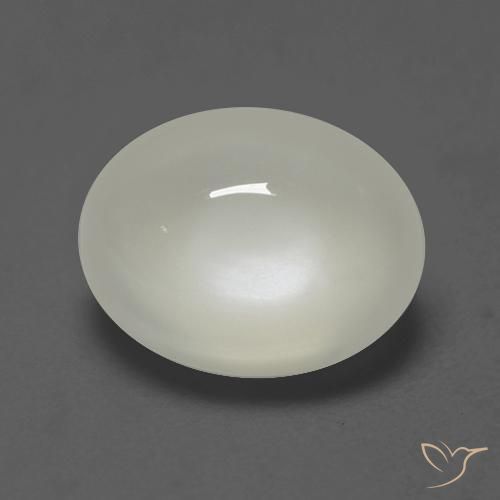 2.03克拉天然月长石，椭圆形，透明