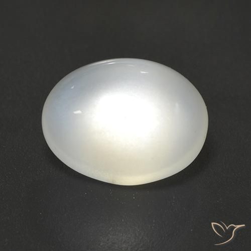 2.59ct 天然 半透明白色 月长石, 椭圆形, 半透明