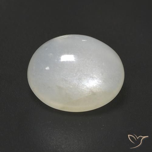 2.51ct 天然 半透明白色 月长石, 椭圆形, 半透明